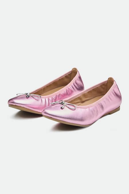 OROH Designer Harrogate Pink Flats 