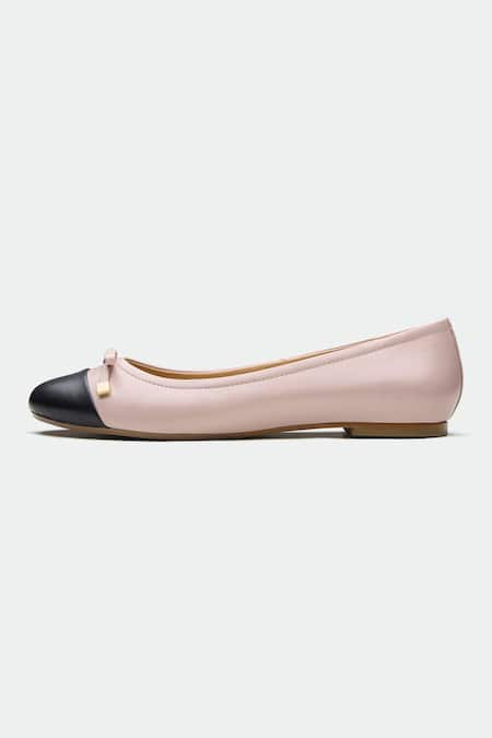 Buy_Oroh_Beige And Black Designer Flats _Online_at_Aza_Fashions