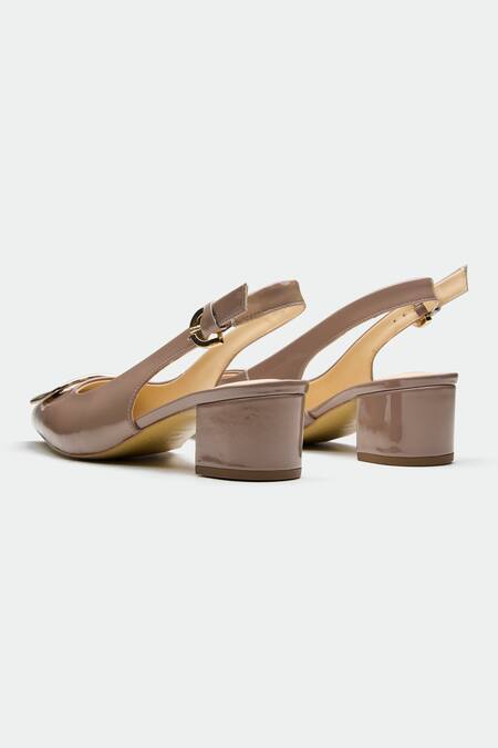 Shop_Oroh_Beige Buckles Slingback Heels _Online_at_Aza_Fashions