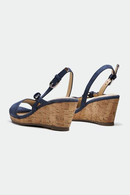 Oroh Blue Dundee Genuine Leather Wedges Online at Aza Fashions Oroh_Blue Dundee Genuine Leather Wedges _Online_at_Aza_Fashions