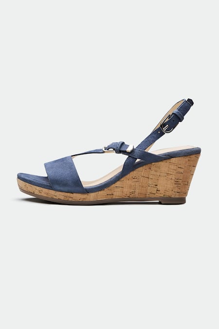 Buy Oroh Blue Dundee Genuine Leather Wedges Online at Aza Fashions Buy_Oroh_Blue Dundee Genuine Leather Wedges _Online_at_Aza_Fashions