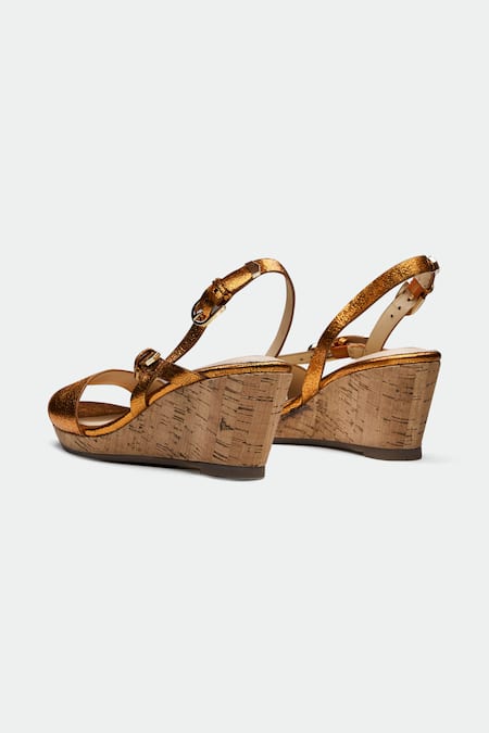 Buy_Oroh_Orange Dundee Wedge Sandals _Online_at_Aza_Fashions