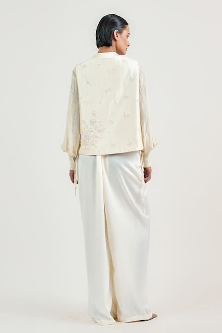 Ott Tonal Sozni Silk Dupion Gilet 