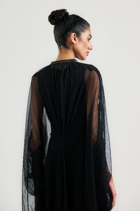 Ott Crinkled Evening Kaftan 