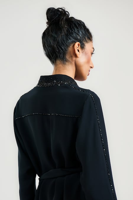 Tarun Tahiliani Cocktail Wrap Top 