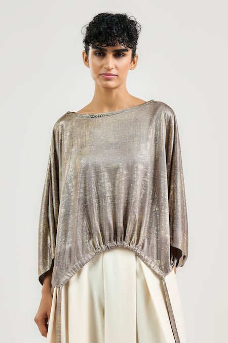 OTT Laidback Metallic Top 
