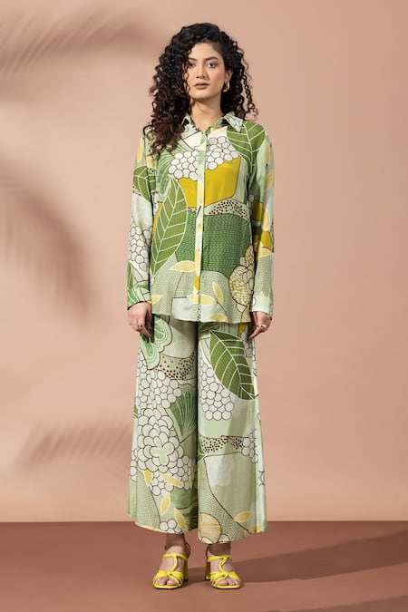 Thee Modern Roots Olive Garden Co-Ord Set 