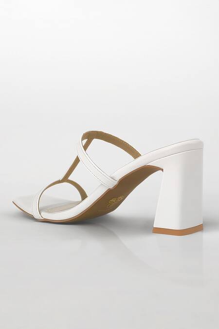 Signature Sole White Opal Edge Heels Online at Aza Fashions Signature Sole_White Opal Edge Heels _Online_at_Aza_Fashions