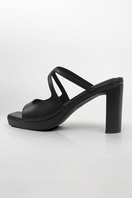 Buy_Signature Sole_Black Noir Rise Platform Block Heels _Online_at_Aza_Fashions