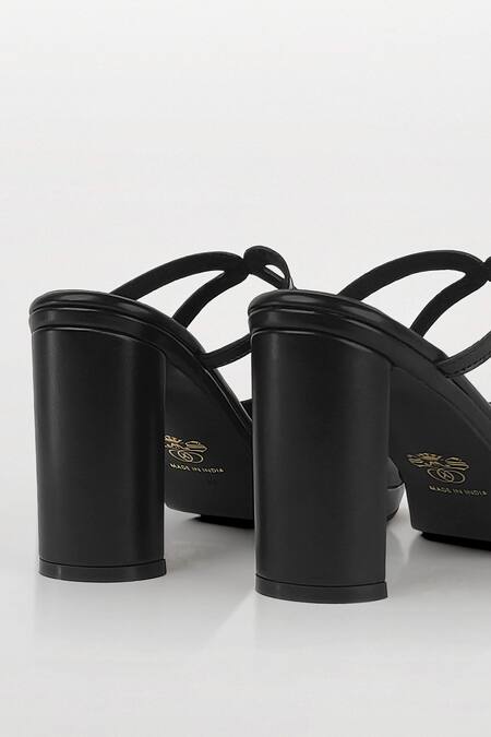Shop_Signature Sole_Black Noir Rise Platform Block Heels _Online_at_Aza_Fashions
