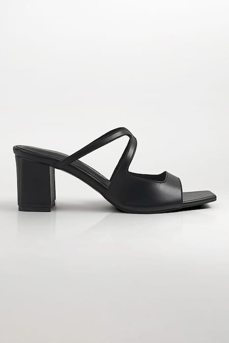 Signature Sole_Black Noir Block Heels _Online_at_Aza_Fashions