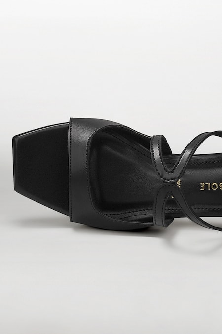 Buy_Signature Sole_Black Noir Block Heels 