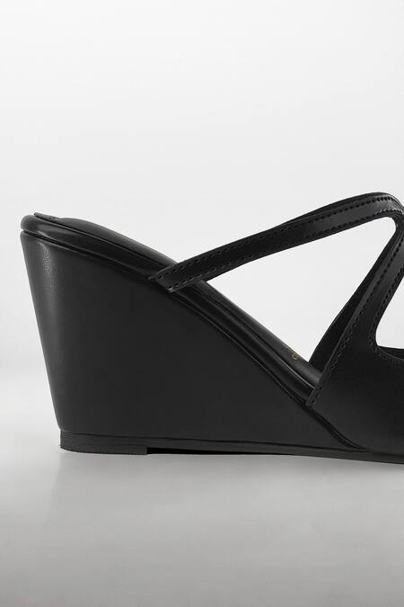 Buy Signature Sole Black Noir Wedge Heels Buy_Signature Sole_Black Noir Wedge Heels