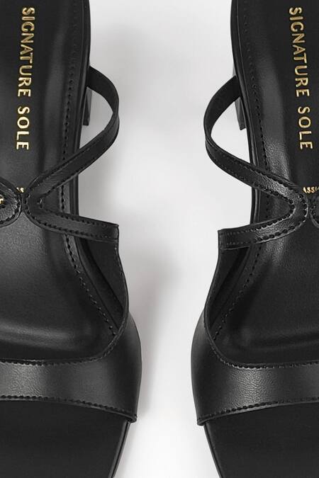 Shop Signature Sole Black Noir Wedge Heels Shop_Signature Sole_Black Noir Wedge Heels