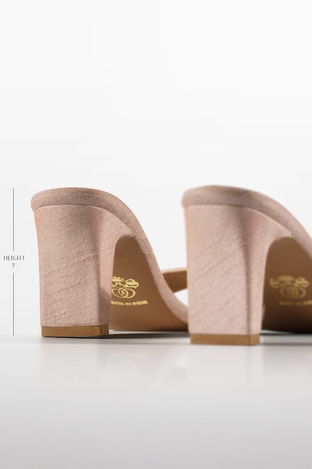 Signature Sole_Peach Gleam Heels _Online_at_Aza_Fashions