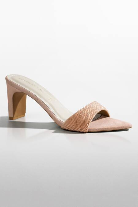 Signature Sole Peach Gleam Heels 