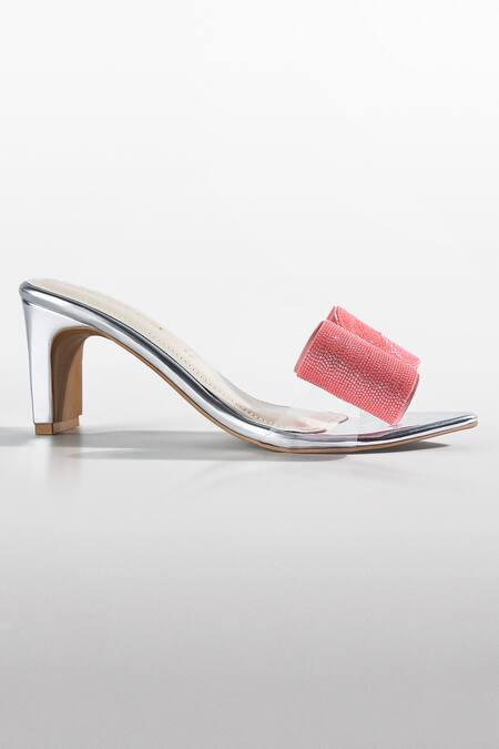 Shop_Signature Sole_Peach Bows Blush Candy Pink Heels _Online_at_Aza_Fashions