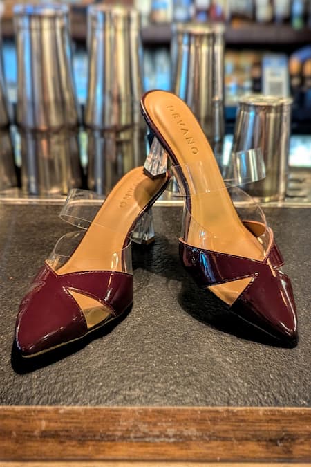 Devano Ella Glass Mules 