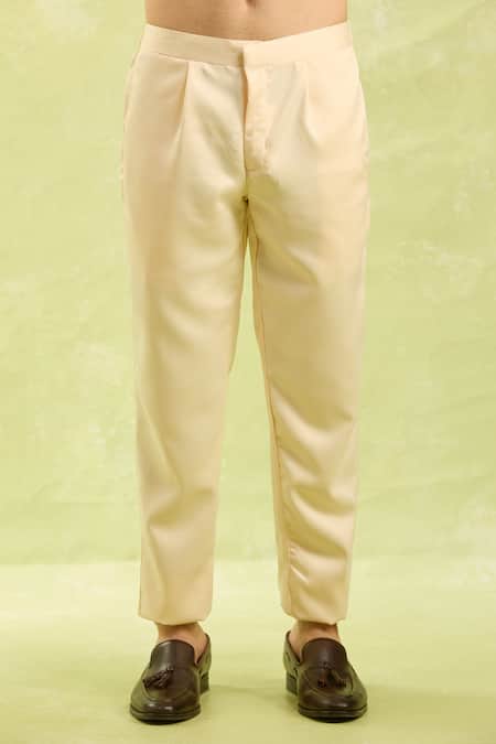 Buy_Arihant Rai Sinha_Cream Embroidery Sherwani Set With Pants _Online_at_Aza_Fashions