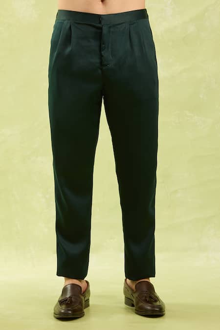 Arihant Rai Sinha_Green Embroidery Sherwani Set _Online_at_Aza_Fashions