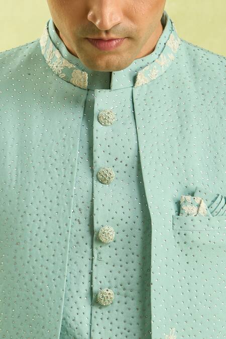 Buy Arihant Rai Sinha Off White Embroidery Pattern Work Jacket Set Online at Aza Fashions Buy_Arihant Rai Sinha_Off White Embroidery Pattern Work Jacket Set _Online_at_Aza_Fashions