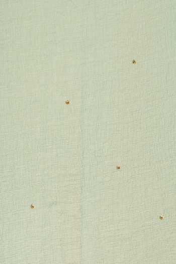 Buy_Samyukta Singhania_Green Polyester Sequins Bottle Dupatta With Gotta Patti