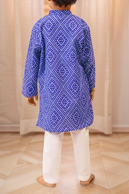Arihant Rai Sinha Bandhani Kurta Set 