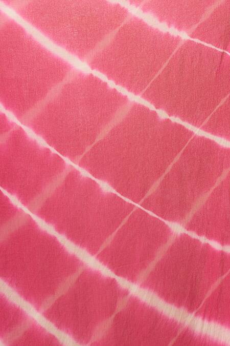 Buy_Samyukta Singhania_Magenta Striped Dupatta