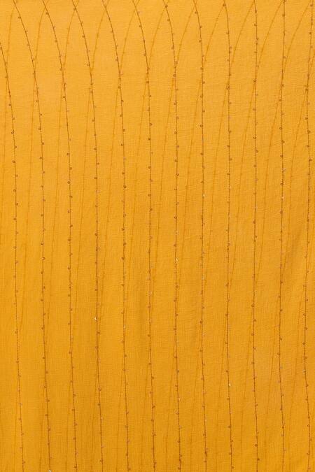 Samyukta Singhania Mustard Sequence Chiffon Dupatta Online at Aza Fashions Samyukta Singhania_Mustard Sequence Chiffon Dupatta_Online_at_Aza_Fashions