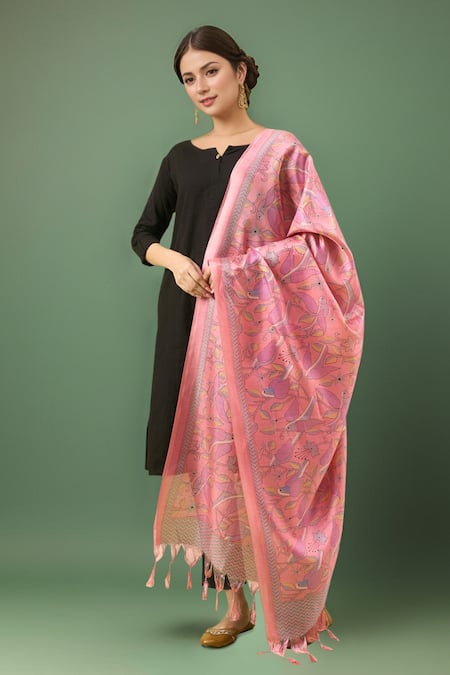 Samyukta Singhania Printed Silk Blend Dupatta 