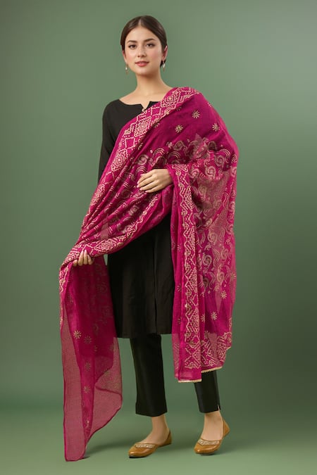 Samyukta Singhania Kota Block Printed Dupatta 