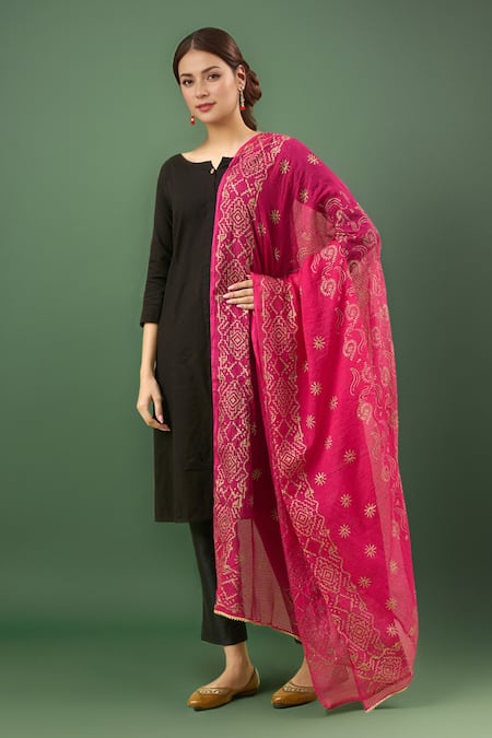 Samyukta Singhania Kota Block Printed Dupatta 