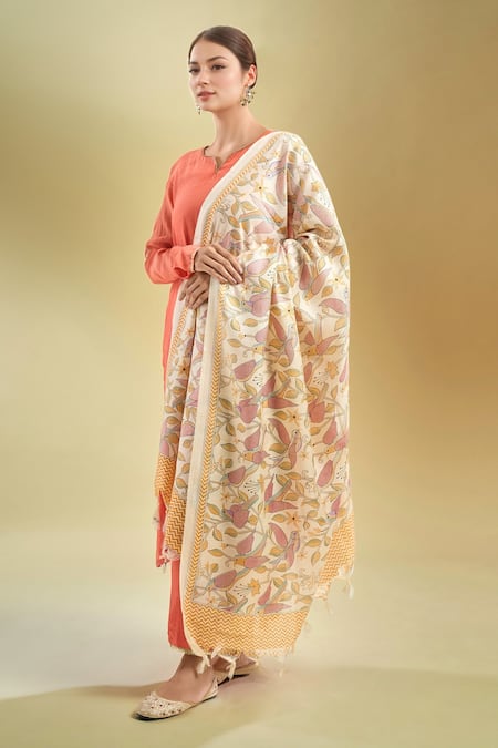 Samyukta Singhania Multi Printed Dupatta 