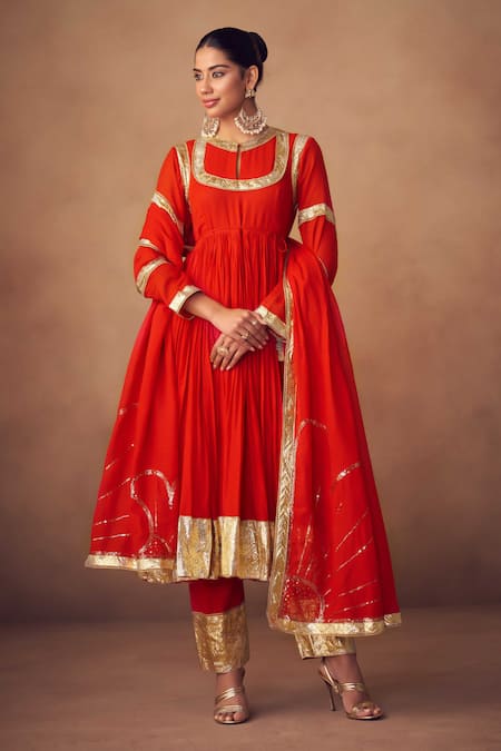 Taavare Gota Patti Embellished Anarkali Set 
