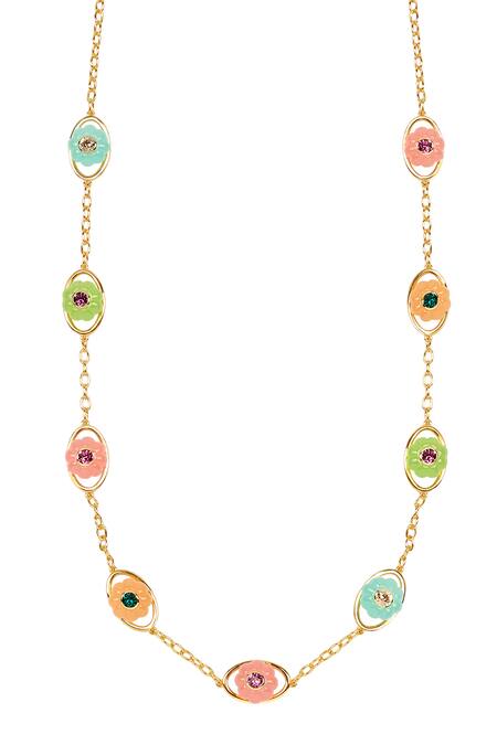 Buy_Isharya_Multi Color Crystals Garden Enchantment Belt _Online_at_Aza_Fashions