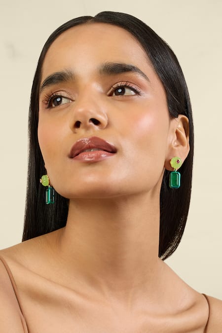 ISHARYA Garden Muse Statement Earrings 