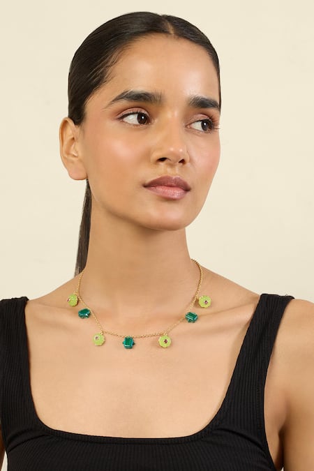 ISHARYA Enchanted Garden Charm Necklace 