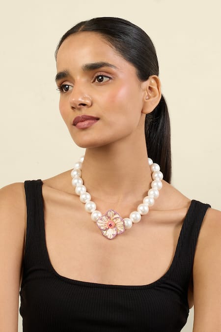 ISHARYA Floral Symphony Choker Necklace 