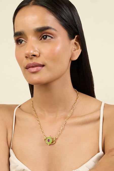 ISHARYA Enchanted Blossom Pendant Necklace 