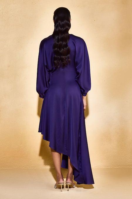 Echostudio Purple Lowe Designer Dress 