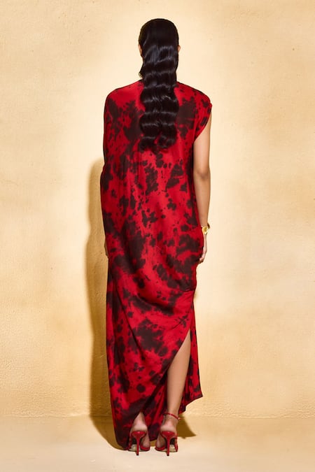 Echostudio Red Rayan Maxi Dress 
