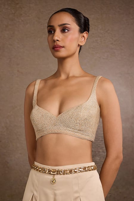 Tarun Tahiliani Gold Jewel Belt 