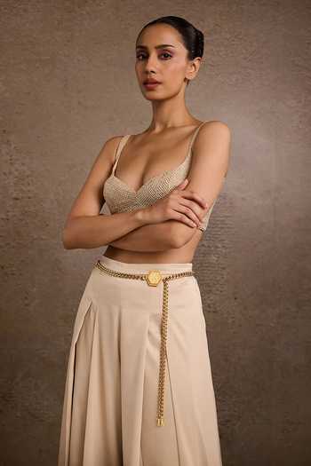 Tarun Tahiliani Gold Chain Belt 