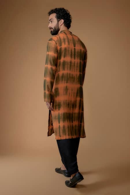 Ritambh By Rishi & Sachin Tie-Dye Kurta Set 