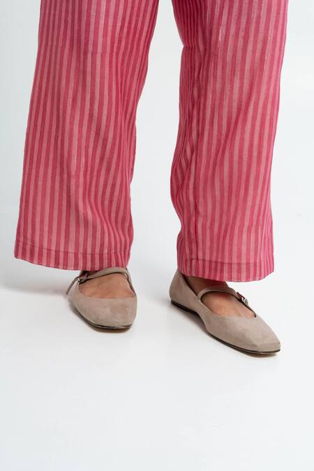 Buy Pants And Pajamas Pink Chanderi Embroidery Round Neck Printed Kurta Set Online at Aza Fashions Buy_Pants And Pajamas_Pink Chanderi Embroidery Round Neck Printed Kurta Set _Online_at_Aza_Fashions