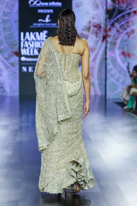 Megha Bansal Shalimaar Saree With Corset 