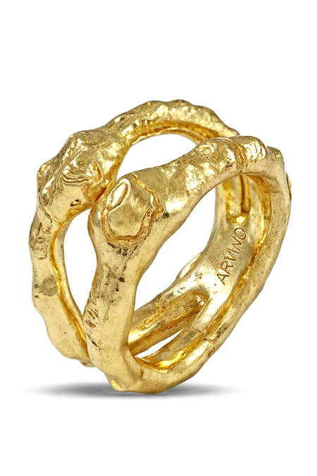 Arvino Twist of Fate Gold Ring 