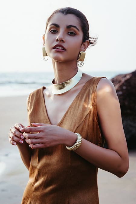 Arvino Twisted Tide Cuff Bracelet 