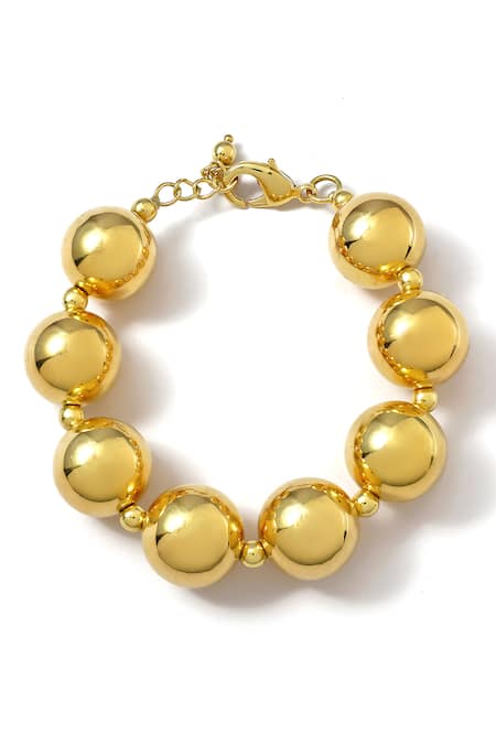 Arvino_Gold Plated Globetrotter Bracelet _Online_at_Aza_Fashions