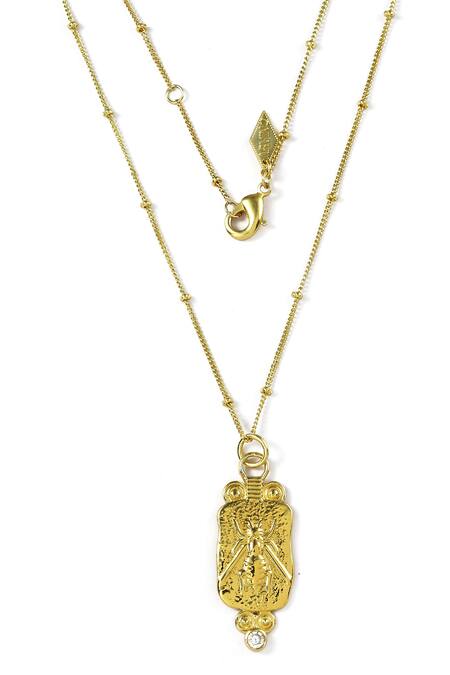 Arvino Golden Nectar Pendant Necklace 